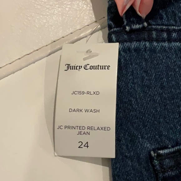 NWT Juicy Couture “JC” Printed All Over Jeans - Size 24 - Picture 6 of 8